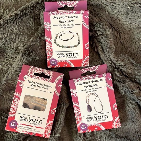 Set of 3 DIY Jewelry making kits — ideal stocking stuffers!! - Picture 2 of 8